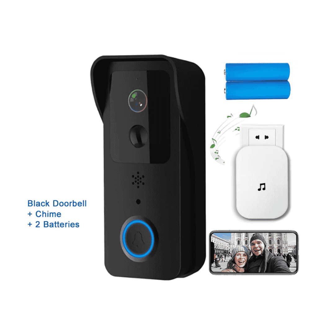 1080P WiFi Video Doorbell with PIR Motion Detection