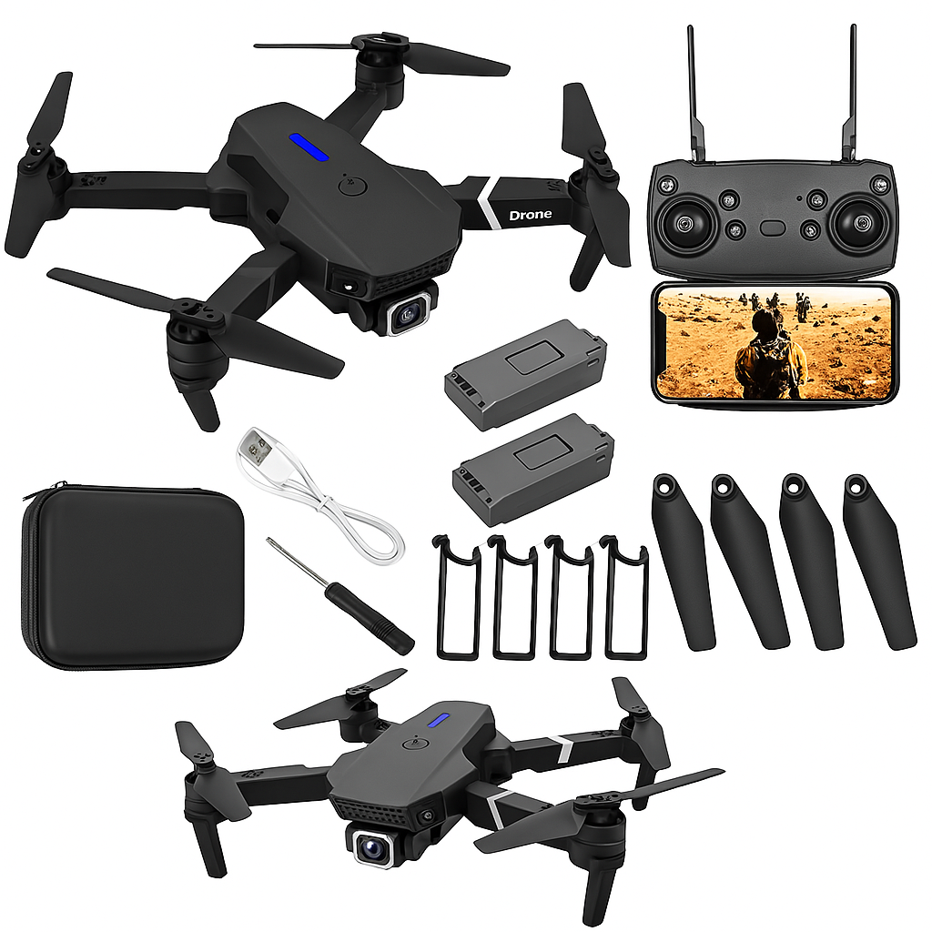 5G Drone with 4K Camera – 90 Minutes Flight Time, Smart Obstacle Avoidance, Auto-Positioning 3