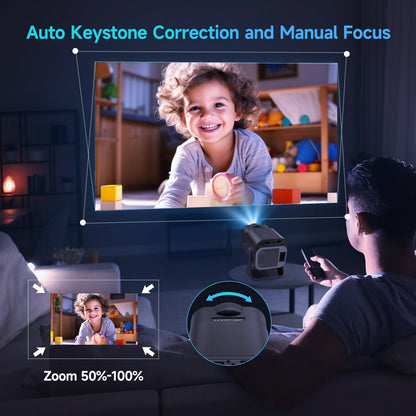 4K Mini Portable Home Projector