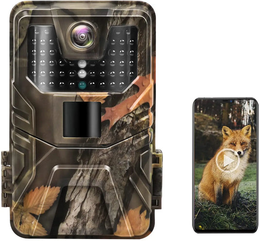4K Wildlife Trail Camera with Bluetooth Control and Night Vision – 30MP High-Resolution Trail Camera for Hunting and Surveillance 0
