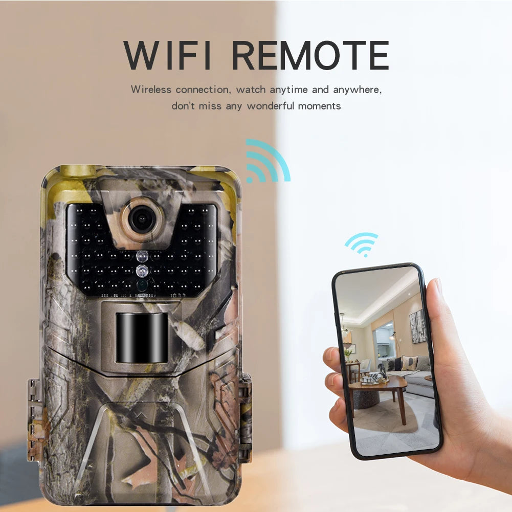 4K Wildlife Trail Camera with Bluetooth Control and Night Vision – 30MP High-Resolution Trail Camera for Hunting and Surveillance 2