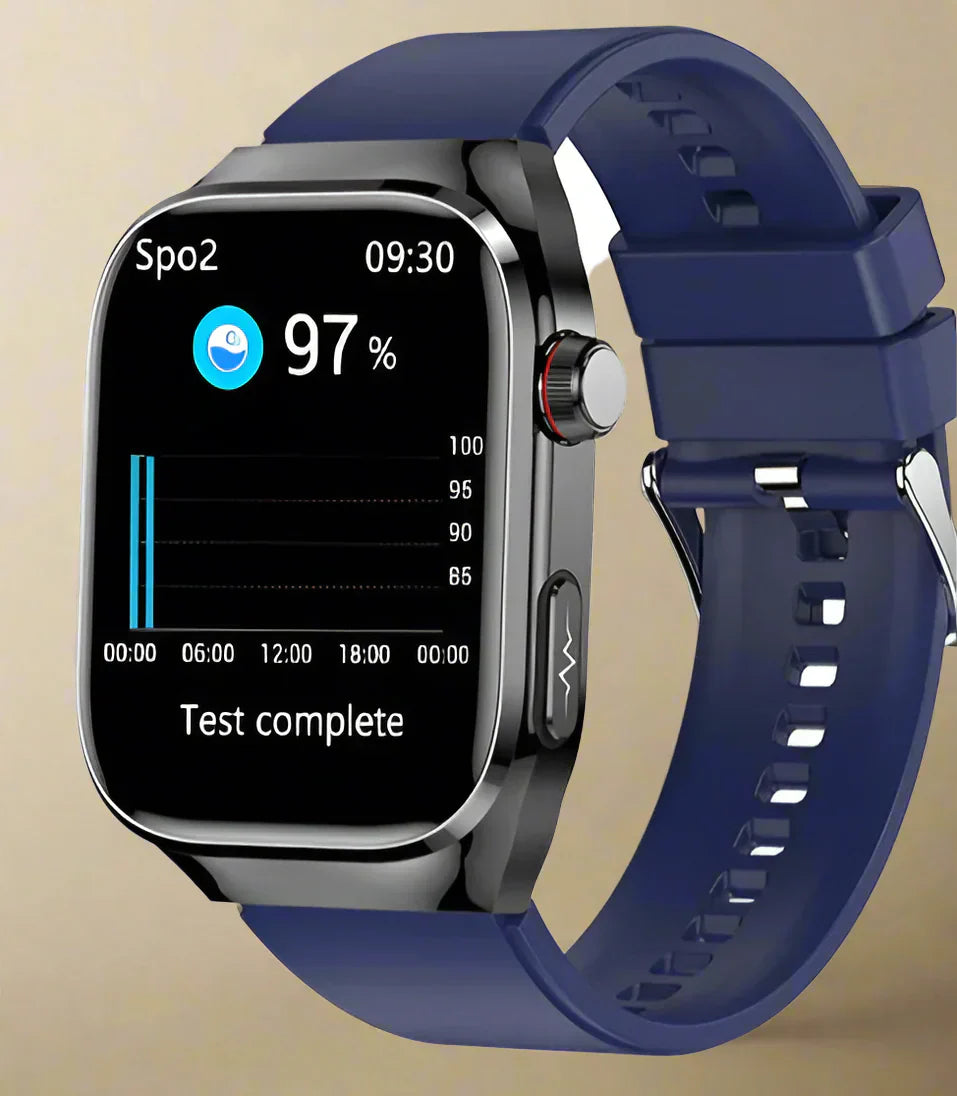 Advanced Health Smartwatch with ECG, Blood Sugar Monitoring, 2.04-Inch AMOLED Display, Waterproof Fitness Tracker 8