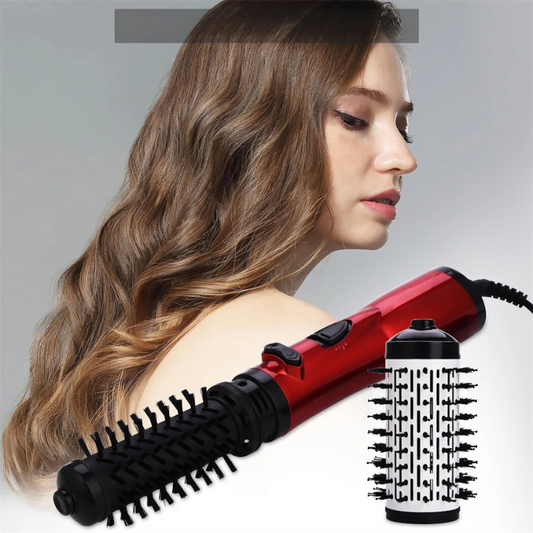 Auto-Rotating Ionic Hair Dryer Brush – 2-in-1 Hot Air Spin Brush for Volume, Shine, and Frizz Control 0