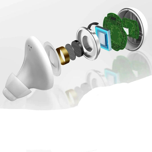 Bluetooth Rechargeable Hearing Aids with App Control – Compact Design for Enhanced Sound Clarity 0