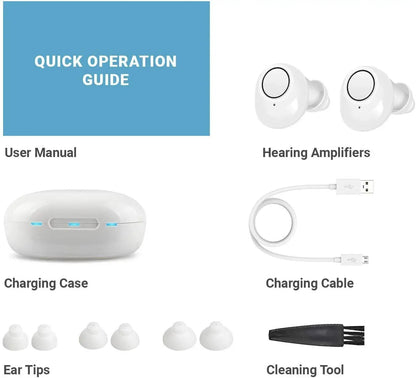 Bluetooth Rechargeable Hearing Aids with App Control – Compact Design for Enhanced Sound Clarity 3
