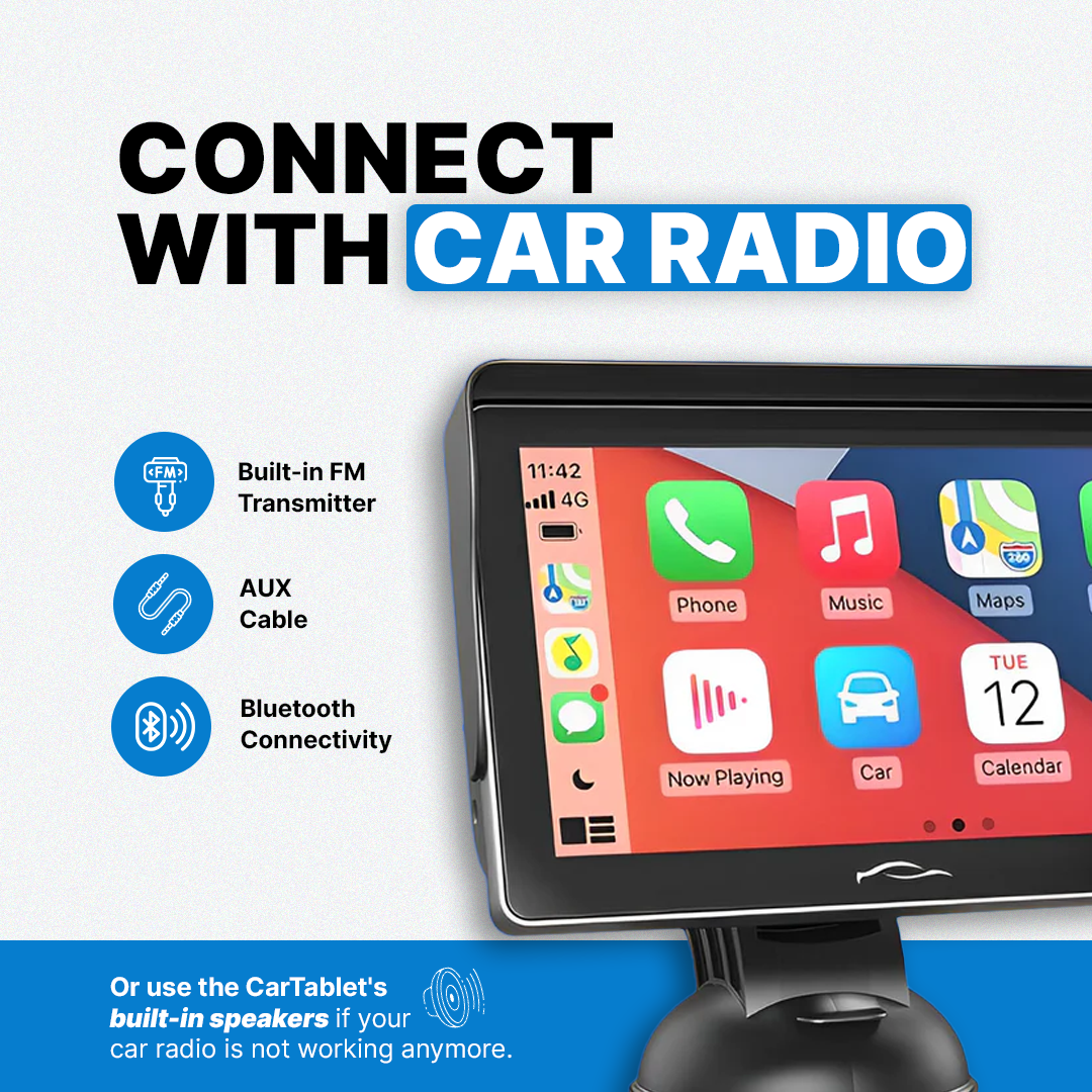 CarTablet Pro - Apple CarPlay Touch Screen Car Stereo with Easy Installation 3