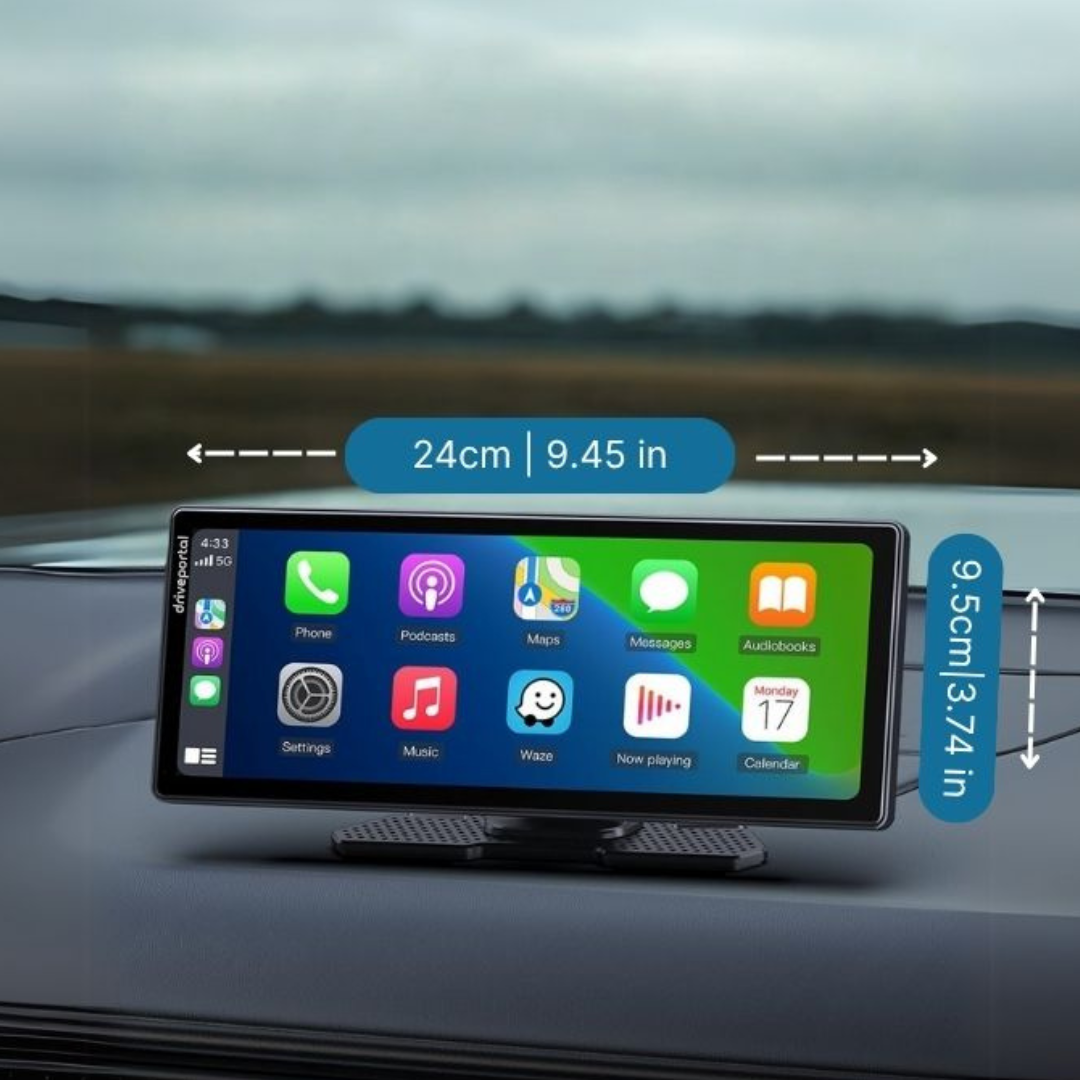 Wireless CarPlay Dash Cam (front and rear)