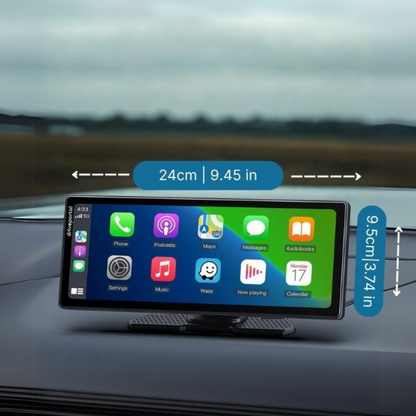 Wireless CarPlay Dash Cam (front and rear)