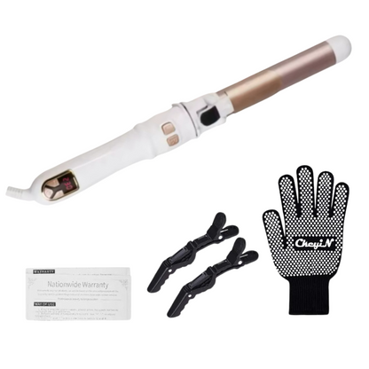 Electric Curling Iron with Adjustable Temperature and Dual Barrel Options – 32mm & 38mm for Perfect Curls 0