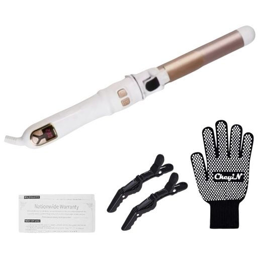 Electric Curling Iron with Adjustable Temperature and Dual Barrel Options – 32mm & 38mm for Perfect Curls 0