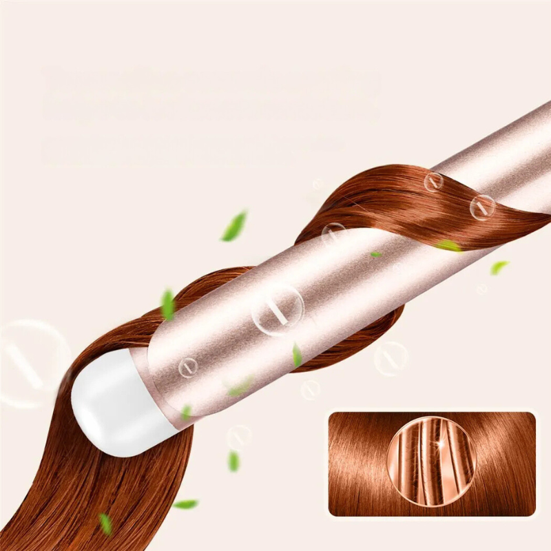 Electric Curling Iron with Adjustable Temperature and Dual Barrel Options – 32mm & 38mm for Perfect Curls 3