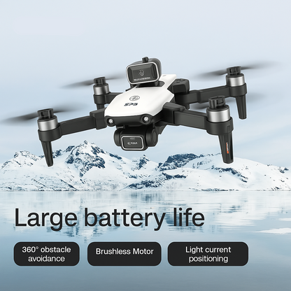 Foldable Drone with 4K & 8K Dual Cameras for Aerial Photography – Smart Obstacle Avoidance, 25 Minutes Flight Time 1