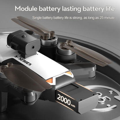 Foldable Drone with 4K & 8K Dual Cameras for Aerial Photography – Smart Obstacle Avoidance, 25 Minutes Flight Time 4