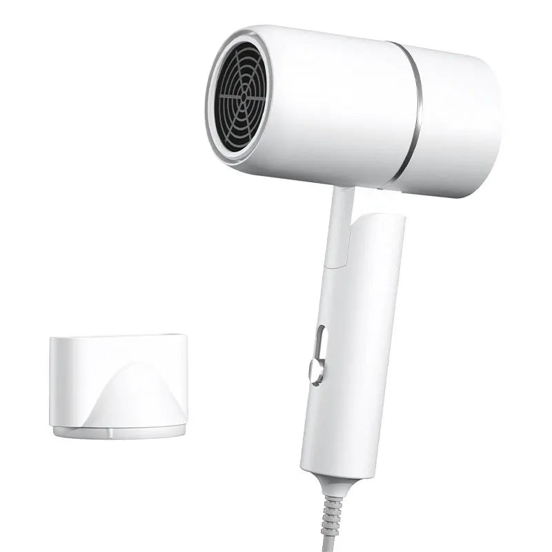 Foldable Ionic Hair Dryer with Travel Pouch – Compact and Lightweight Design for Effortless Styling 0