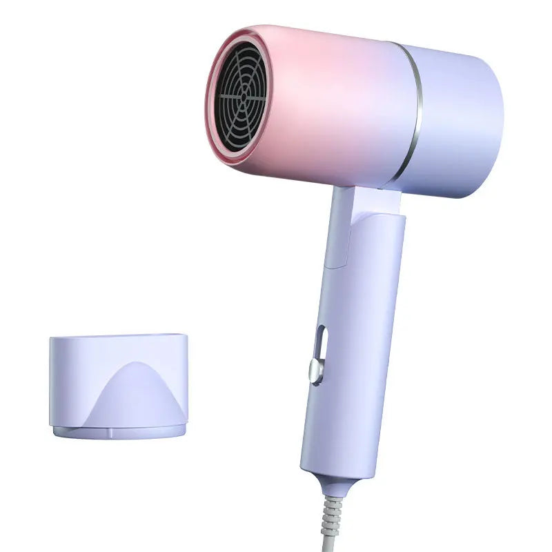 Foldable Ionic Hair Dryer with Travel Pouch – Compact and Lightweight Design for Effortless Styling 1