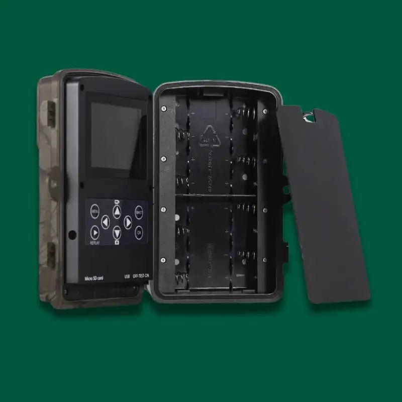Full HD Wildlife Camera with Night Vision, IP65 Waterproof, Motion Detection, Built-in Screen, 120° Wide-Angle Lens 2
