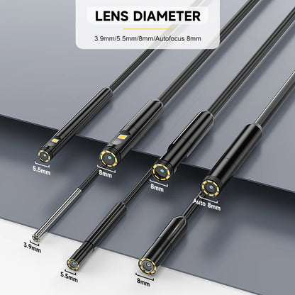 High-Definition 4.3'' IPS Industrial Endoscope with Autofocus, Triple Lens, and 1080P Resolution for Inspections 1
