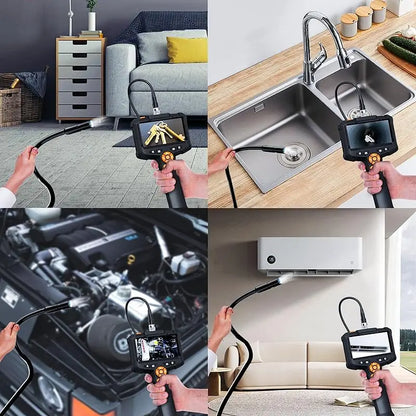 High-Definition Endoscope Camera with 4.3 Inch IPS Screen - Waterproof Borescope Inspection Camera for Automotive and Plumbing 5