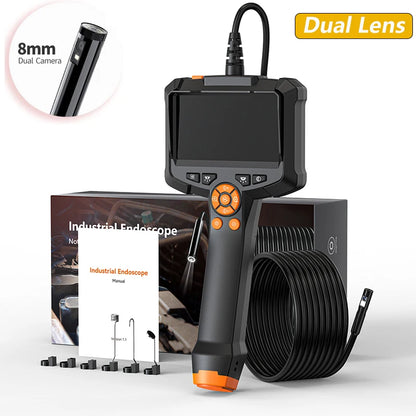 High-Definition Endoscope Camera with 4.3 Inch IPS Screen - Waterproof Borescope Inspection Camera for Automotive and Plumbing 6