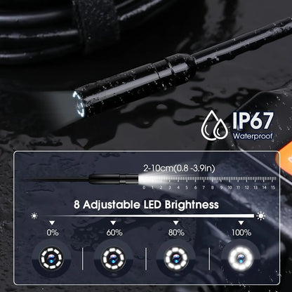 High-Definition Endoscope Inspection Camera with 4.3-Inch IPS Screen & IP67 Waterproof for Camera Inspection 3