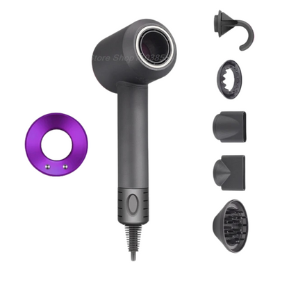 Leafless Hair Dryer with Negative Ion Technology – 1600W Powerful Styling Tool for All Hair Types 5