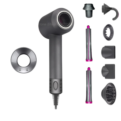 Leafless Hair Dryer with Negative Ion Technology – 1600W Powerful Styling Tool for All Hair Types 8