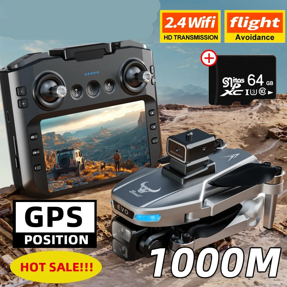Max GPS Drone with 8K Dual Camera, Obstacle Avoidance, and Foldable Design for Aerial Photography 1