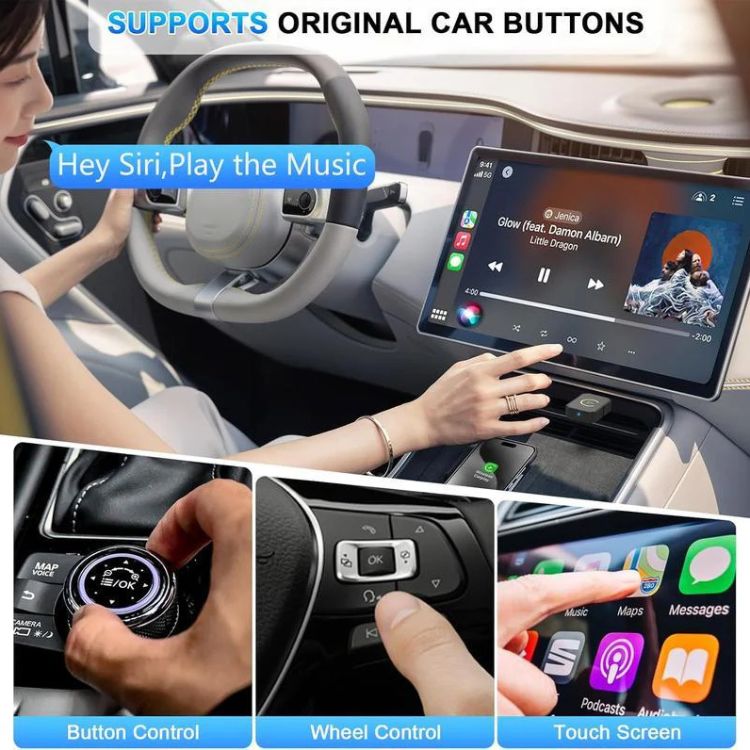 Mini Wireless CarPlay Adapter - Best Wireless CarPlay Adapter for Seamless iPhone Connectivity 1