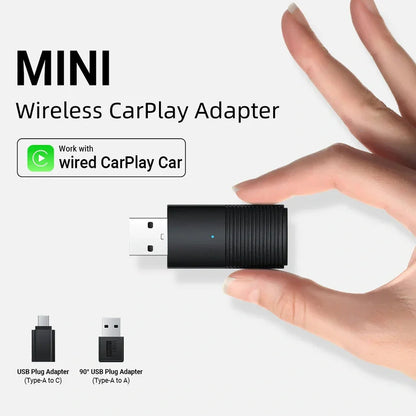 Mini Wireless CarPlay/Android Auto Adapter - Best Wireless CarPlay Adapter for Effortless Connectivity 0
