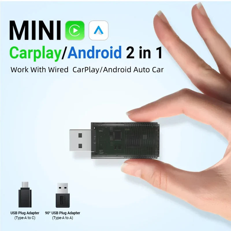 Mini Wireless CarPlay/Android Auto Adapter - Best Wireless CarPlay Adapter for Effortless Connectivity 2