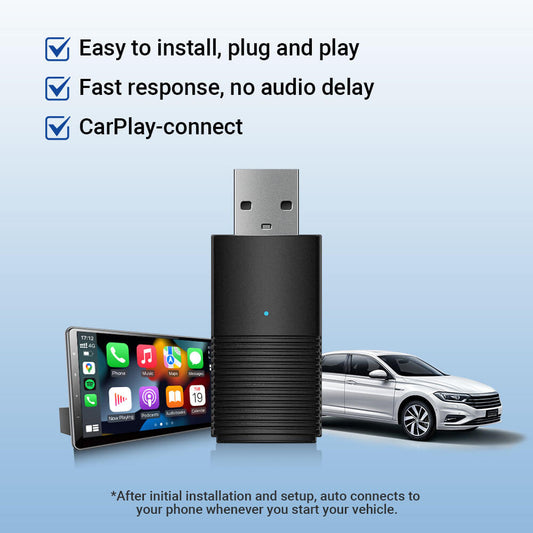 Mini Wireless CarPlay/Android Auto Adapter - Best Wireless CarPlay Adapter for Effortless Connectivity 4