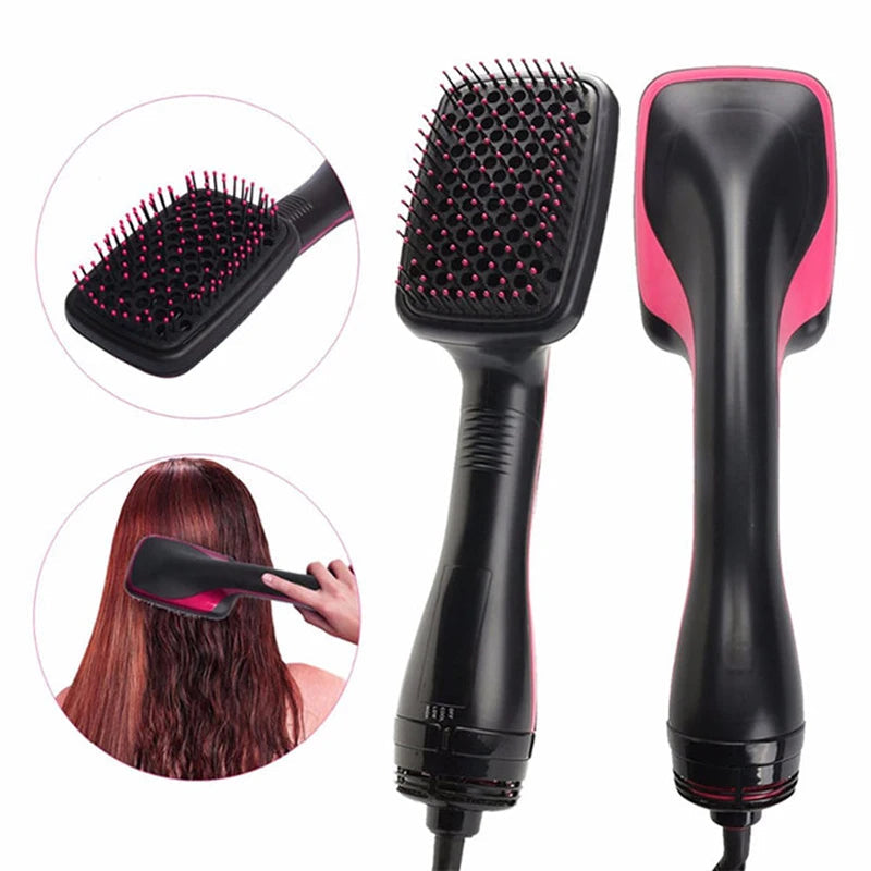 Multi-Function Hot Air Straightener and Curler with Negative Ion Technology