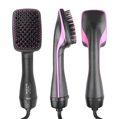 Multi-Function Hot Air Straightener and Curler with Negative Ion Technology