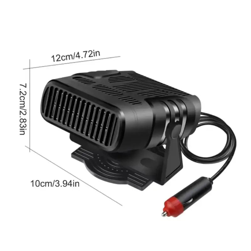 Portable 12V Car Heater and Cooler with 360° Rotation for All-Season Comfort – Compact In-Car Heater 4