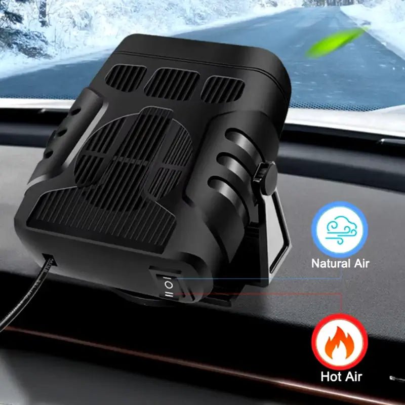 Portable 12V Car Heater and Cooler with 360° Rotation for All-Season Comfort – Compact In-Car Heater 6
