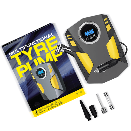 Portable Digital Tyre Inflator - Fast Car Air Pump with Automatic Shutoff 0