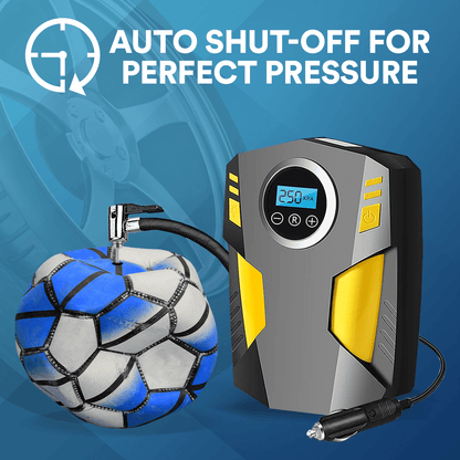 Portable Digital Tyre Inflator - Fast Car Air Pump with Automatic Shutoff 2