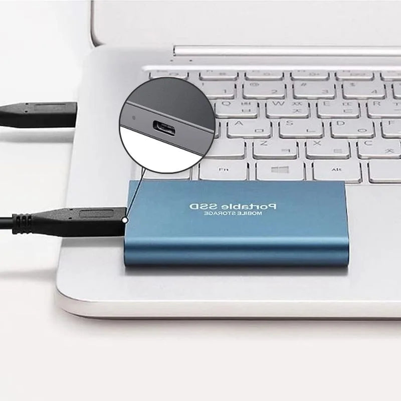 Portable External SSD 1TB with USB 3.1 High-Speed Data Transfer – Lightweight and Durable External SSD Drive 2