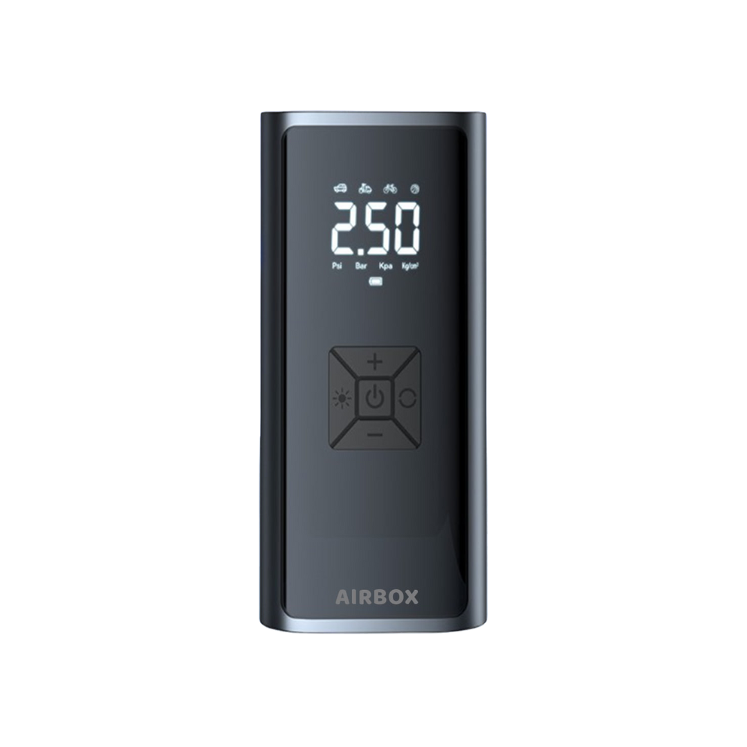 Portable Tire Inflator - Cordless Air Compressor with Rechargeable Battery & LED Flashlight 0