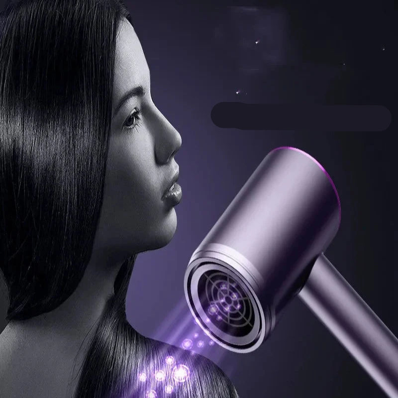 Professional High-Speed Quiet Hair Dryer Brush for Salon-Quality Smooth Hair – Ergonomic Design, 900W Performance 1