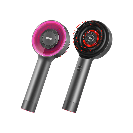 Scalp Massager Brush with Red Light Therapy for Hair Health