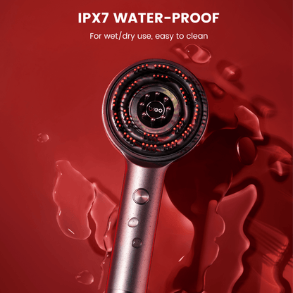 Scalp Massager Brush with Red Light Therapy for Hair Health