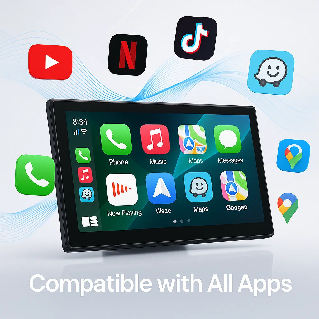 SmartDash - 7-Inch CarPlay Tablet with 4K Dash Cam & Voice Control 3
