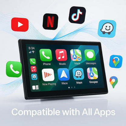 SmartDash - 7-Inch CarPlay Tablet with 4K Dash Cam & Voice Control 3