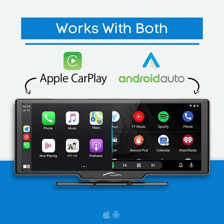 SmartDrive - 10.25” Wireless Apple CarPlay Screen & Android Auto Display 2