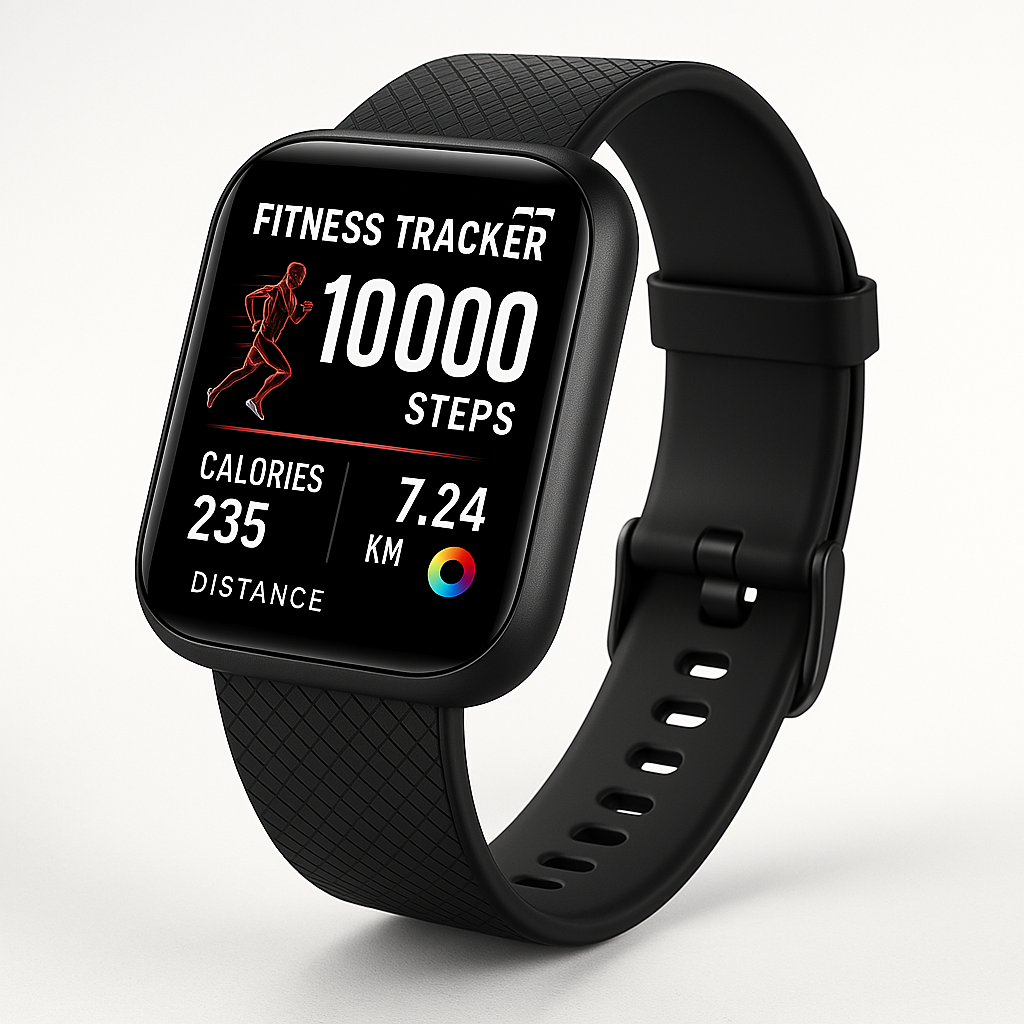 Smart Fitness Watch with Health Tracking, Bluetooth Connectivity and Multi-Sport Modes – Unisex Design Fitness Tracker Watch 0