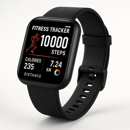 Smart Fitness Watch with Health Tracking, Bluetooth Connectivity and Multi-Sport Modes – Unisex Design Fitness Tracker Watch 0
