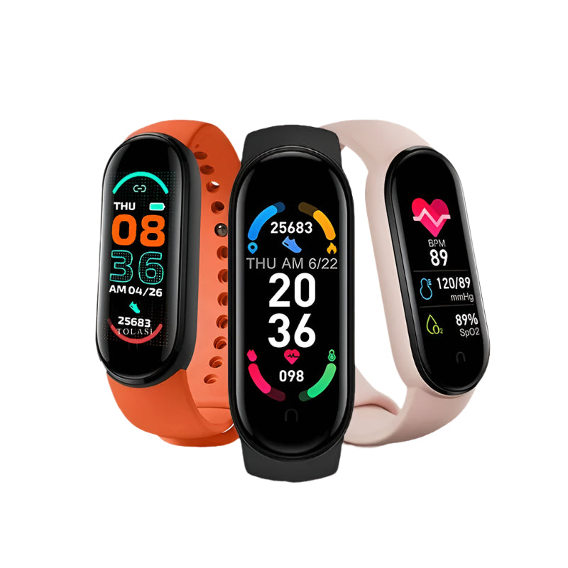 Smart Fitness Watch with Heart Rate & Blood Pressure Monitoring – Waterproof Fitness Tracker for Men and Women 1