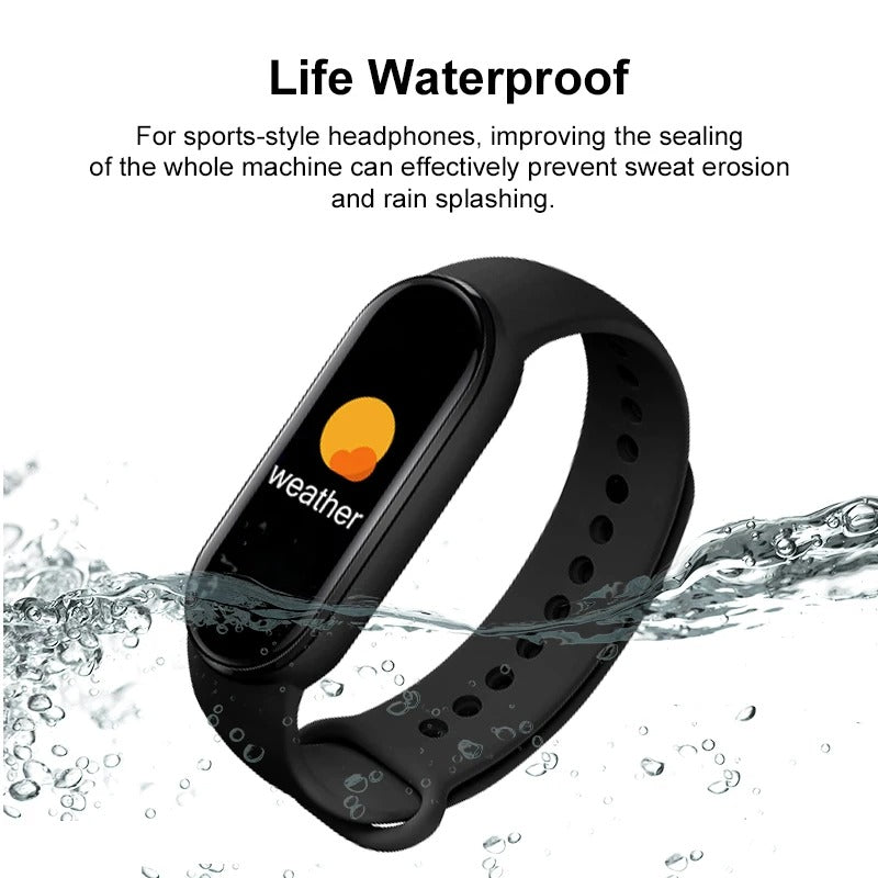 Smart Fitness Watch with Heart Rate & Blood Pressure Monitoring – Waterproof Fitness Tracker for Men and Women 2
