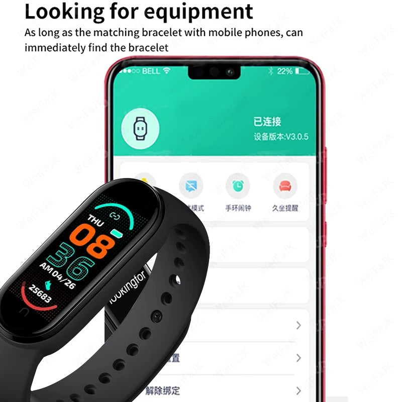 Smart Fitness Watch with Heart Rate & Blood Pressure Monitoring – Waterproof Fitness Tracker for Men and Women 3
